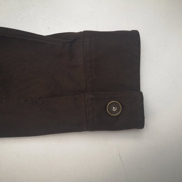 French Dressing Ladies Size Medium Dk Brown Button Front Jacket - Picture 8 of 11